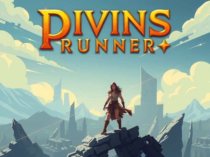 Divine Ruins Runner Game Banner
